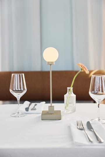 Lámpara de mesa portátil Snowball 33 cm - Grey beige - Northern