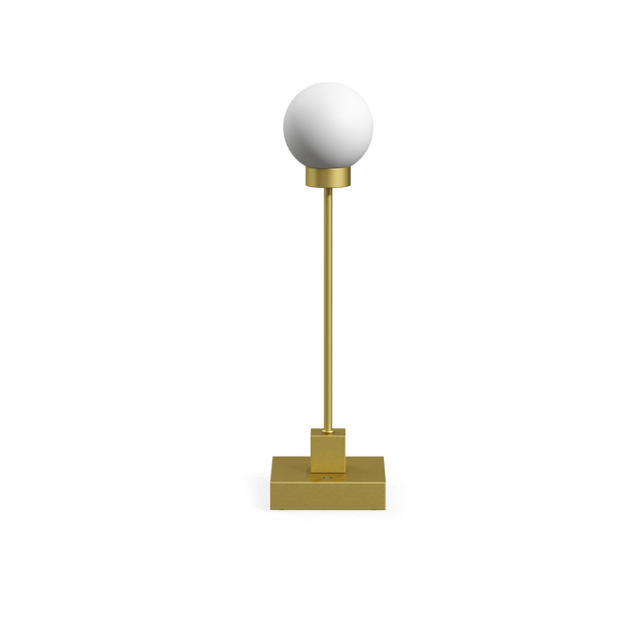 Lámpara de mesa portátil Snowball 33 cm - Latón - Northern