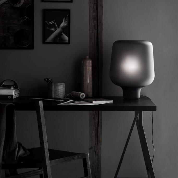Lámpara de mesa Say my name, smoked grey matt (gris mate) Northern