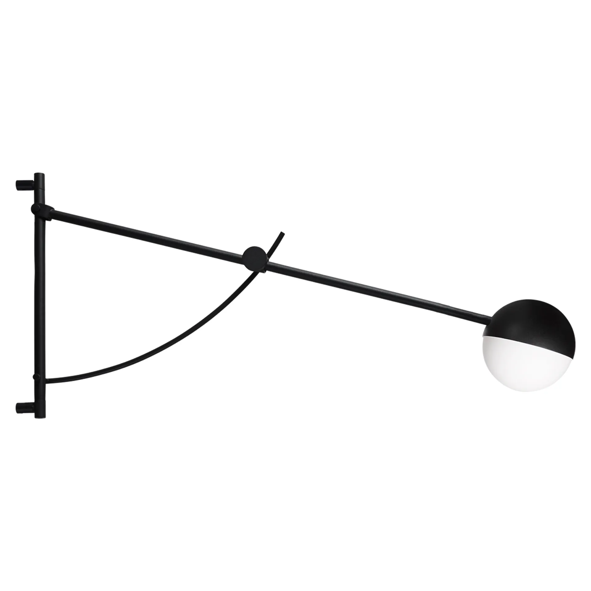 Lámpara de pared Balancer, negro Northern