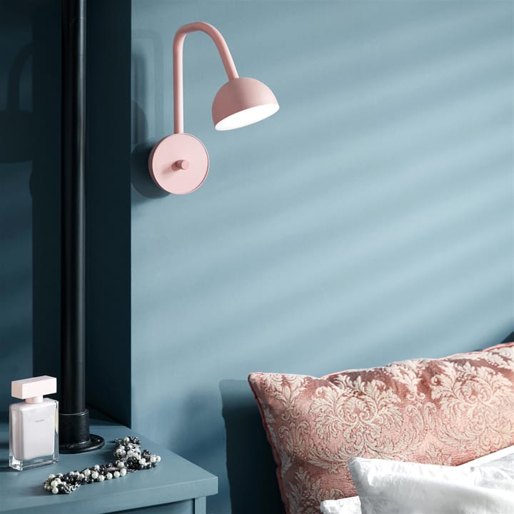 Lámpara de pared Blush, rosa Northern