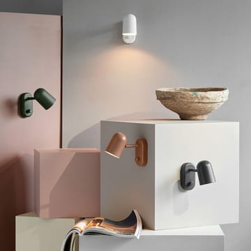 Lámpara de pared Buddy, instalación fija - verde oscuro - Northern