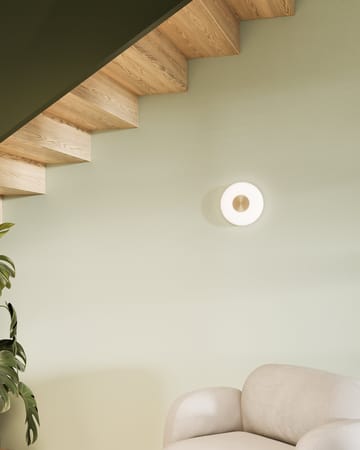 Lámpara de pared Glint Ø25 cm - Vidrio opal blanco - Northern