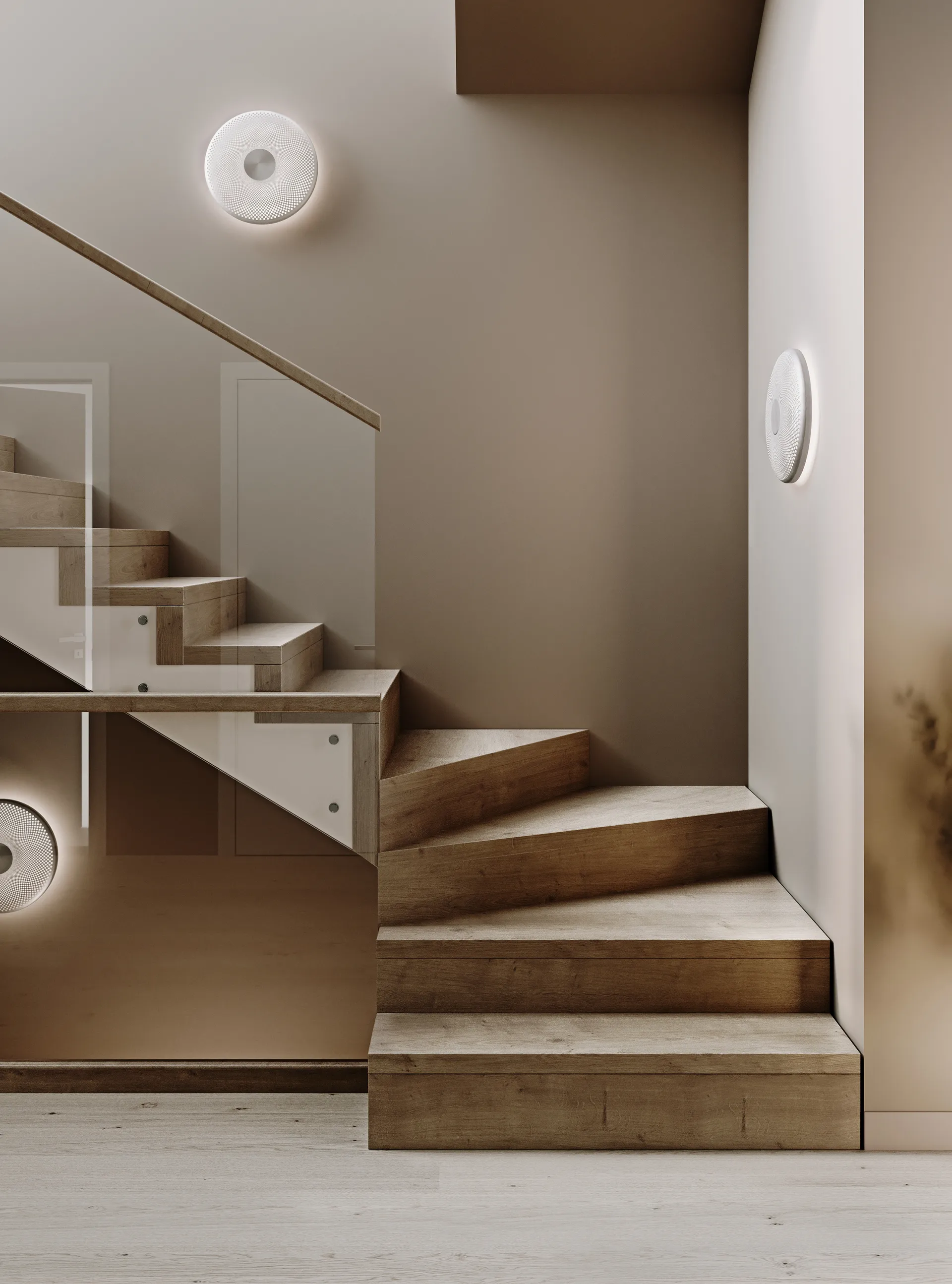 Lámpara de pared Glint Ø36 cm, blanco Northern