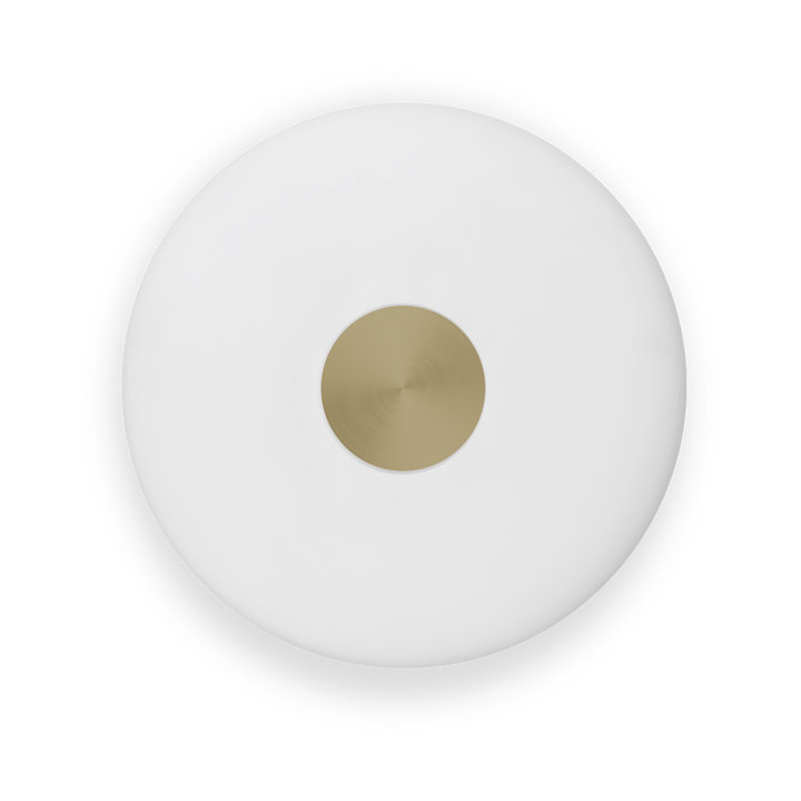 Lámpara de pared Glint Ø36 cm - Vidrio opal blanco - Northern