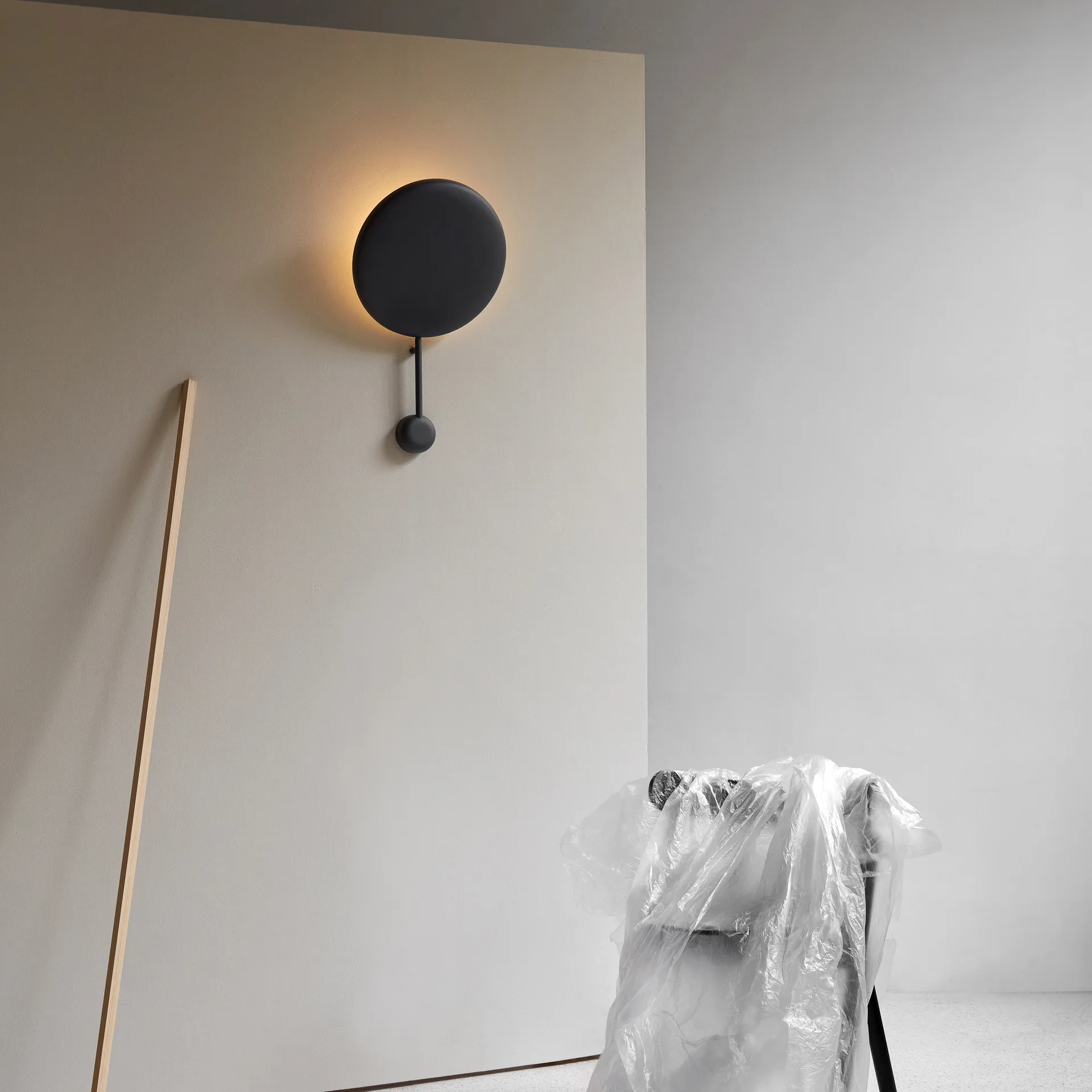 Lámpara de pared Ink, negro Northern