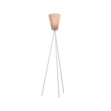 Lámpara de pie Oslo Wood - Beige, base gris claro - Northern