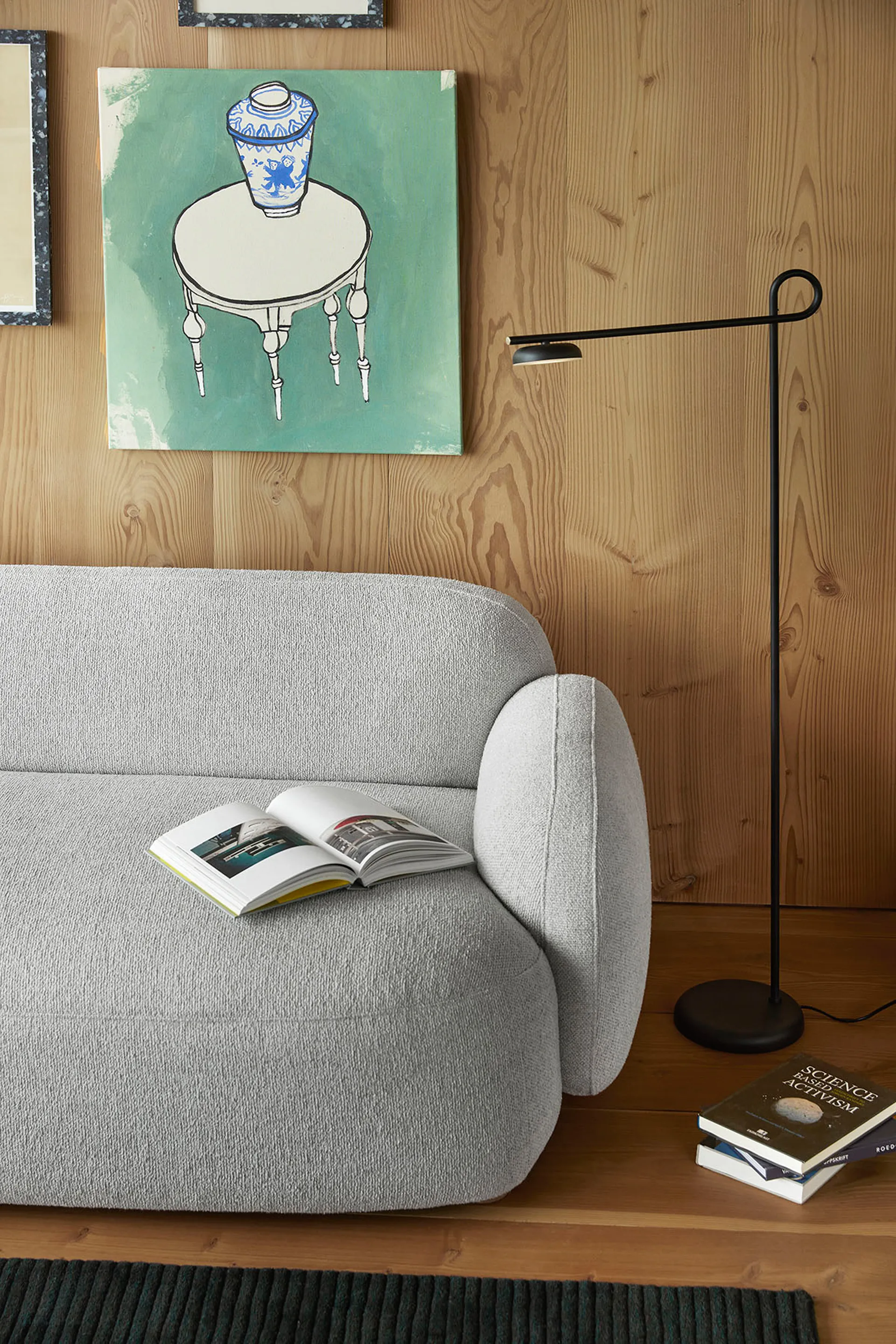 Lámpara de pie Salto, Negro Northern