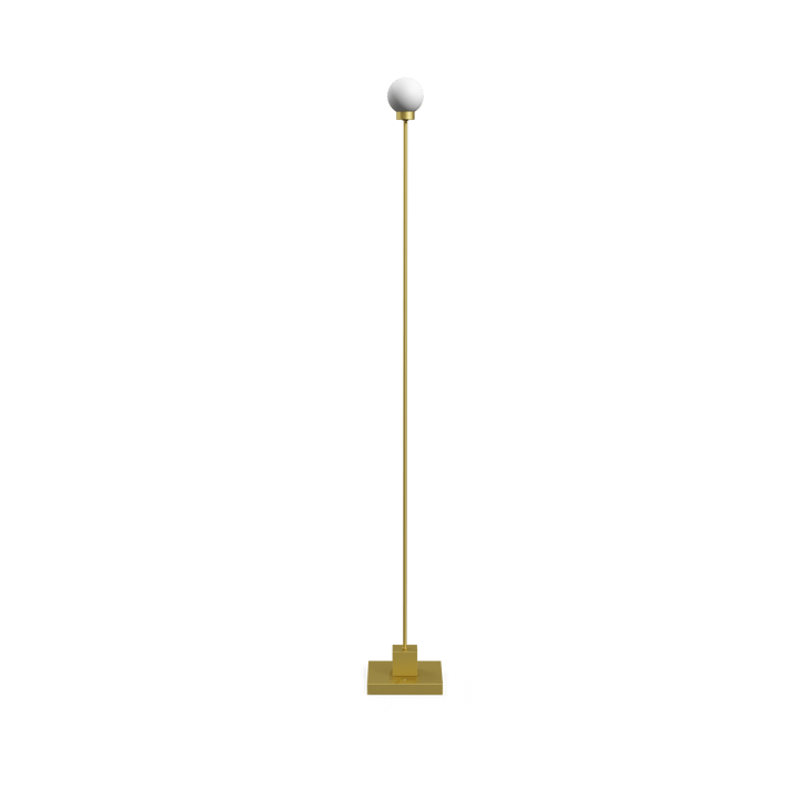 Lámpara de suelo portátil Snowball 122 cm - Latón - Northern