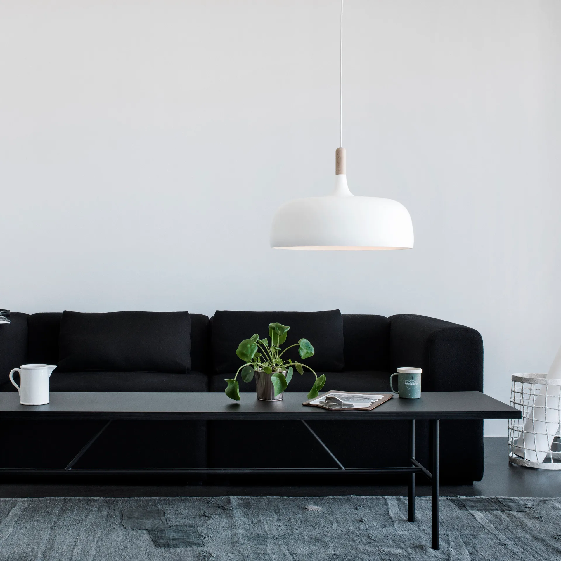 Lámpara de techo Acorn, blanco Northern