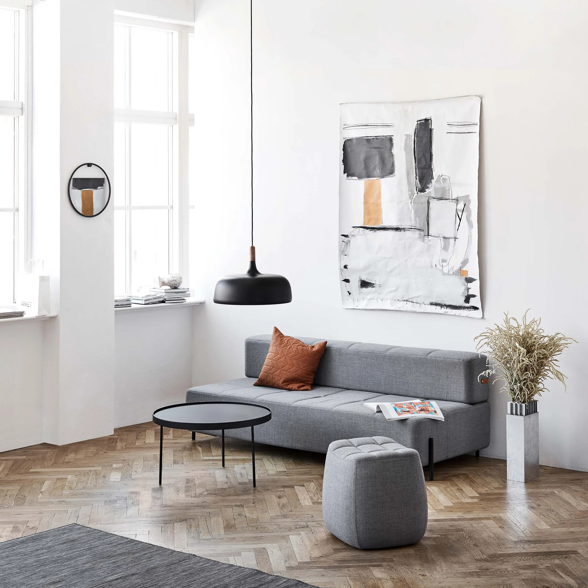 Lámpara de techo Acorn, negro Northern