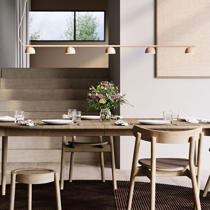 Lámpara de techo Blush Rail 5, Warm beige Northern