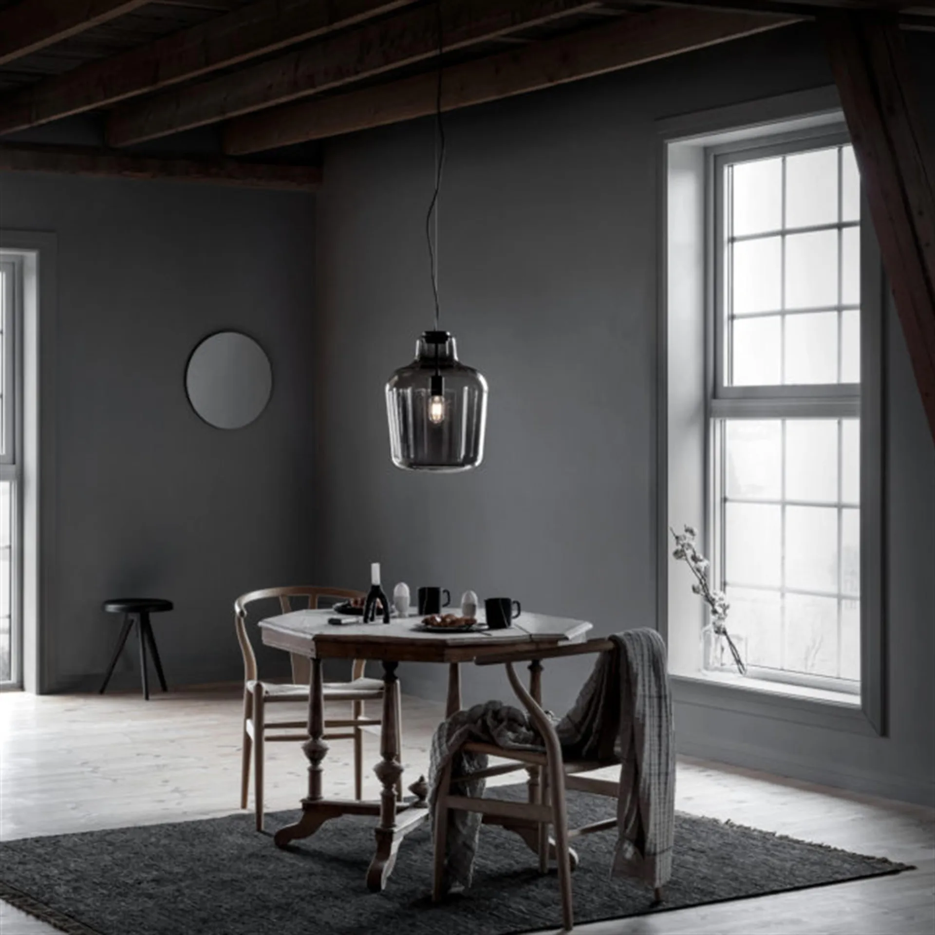 Lámpara de techo Say my name, smoked grey glossy (gris brillante) Northern