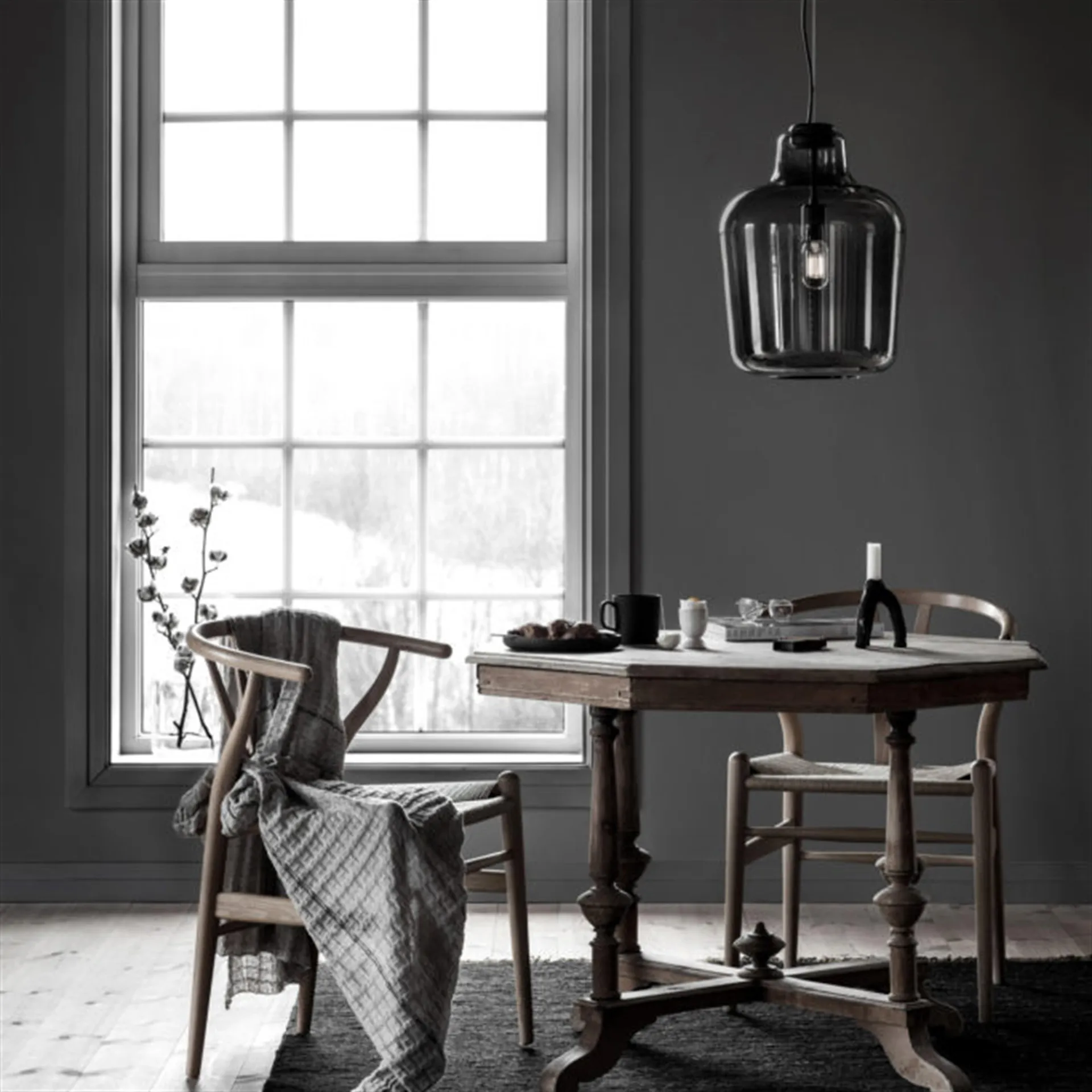 Lámpara de techo Say my name, smoked grey glossy (gris brillante) Northern