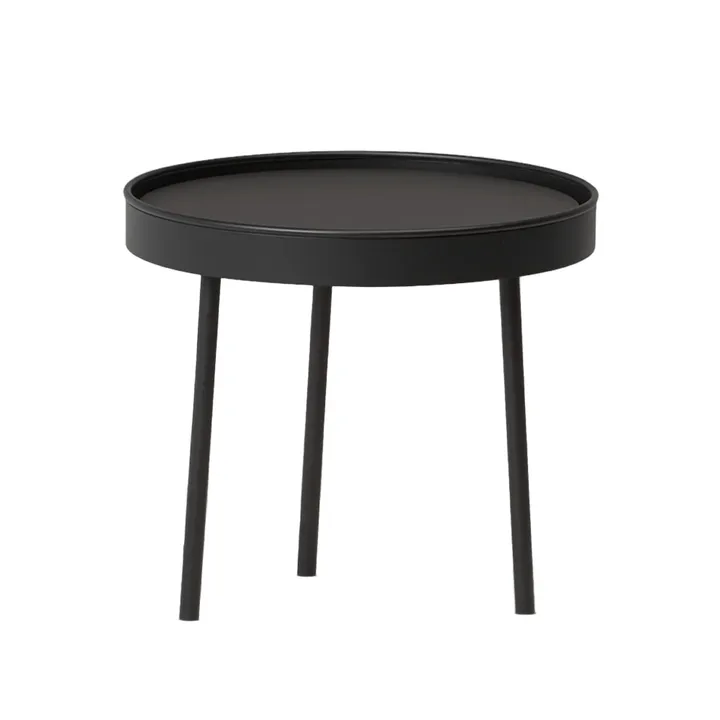 Mesa de centro Stilk negra small Ø34 cm H: 34 cm - Northern