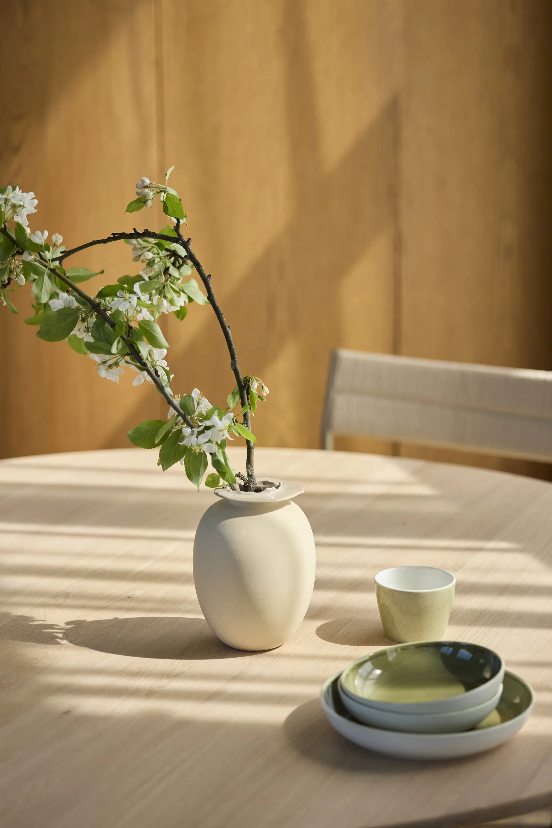 Mesa extensible Expand Ø140 cm, Roble aceitado claro Northern