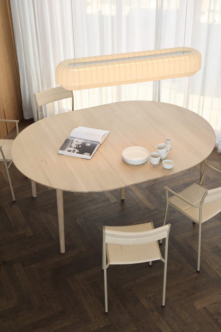 Mesa extensible Expand Ø140 cm, Roble aceitado claro Northern