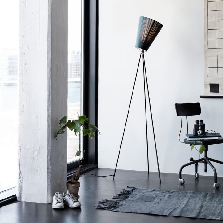 Pantalla para lámpara de pie Oslo Wood, negro Northern