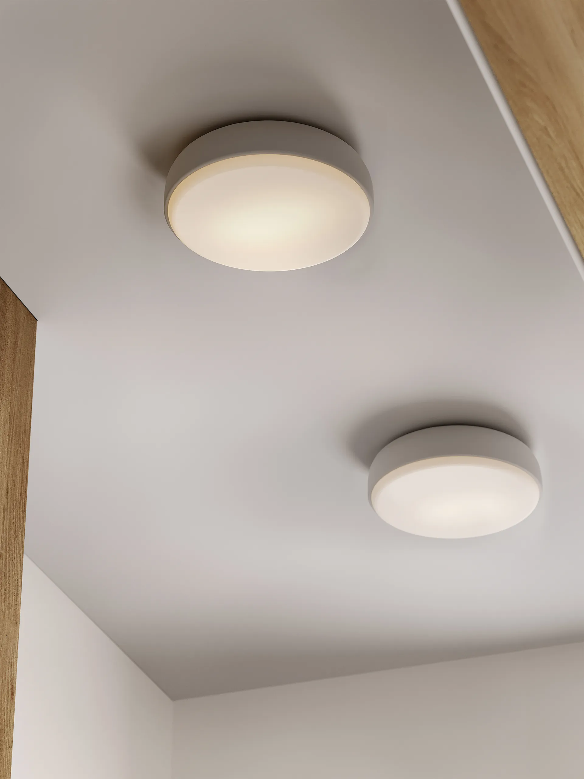 Plafón Over Me Ø50 cm, blanco Northern