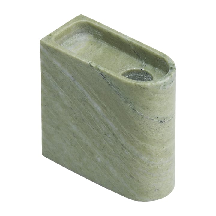 Portavelas Monolith low - Mixed green marble - Northern