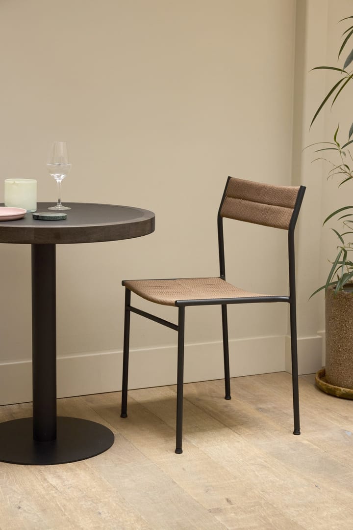 Sillón Vev, Black-brown rope Northern