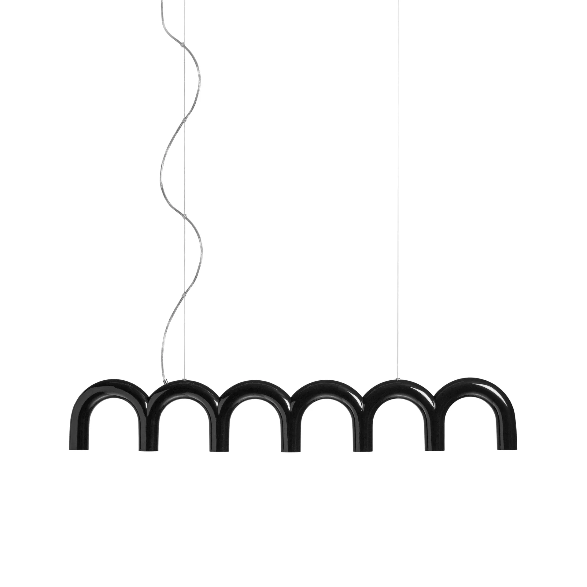 Lámpara colgante Arch 125,6 cm, Black Oblure