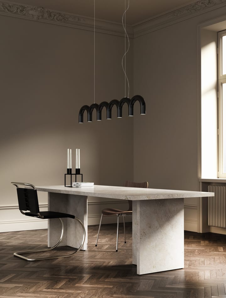Lámpara colgante Arch 125,6 cm, Black Oblure