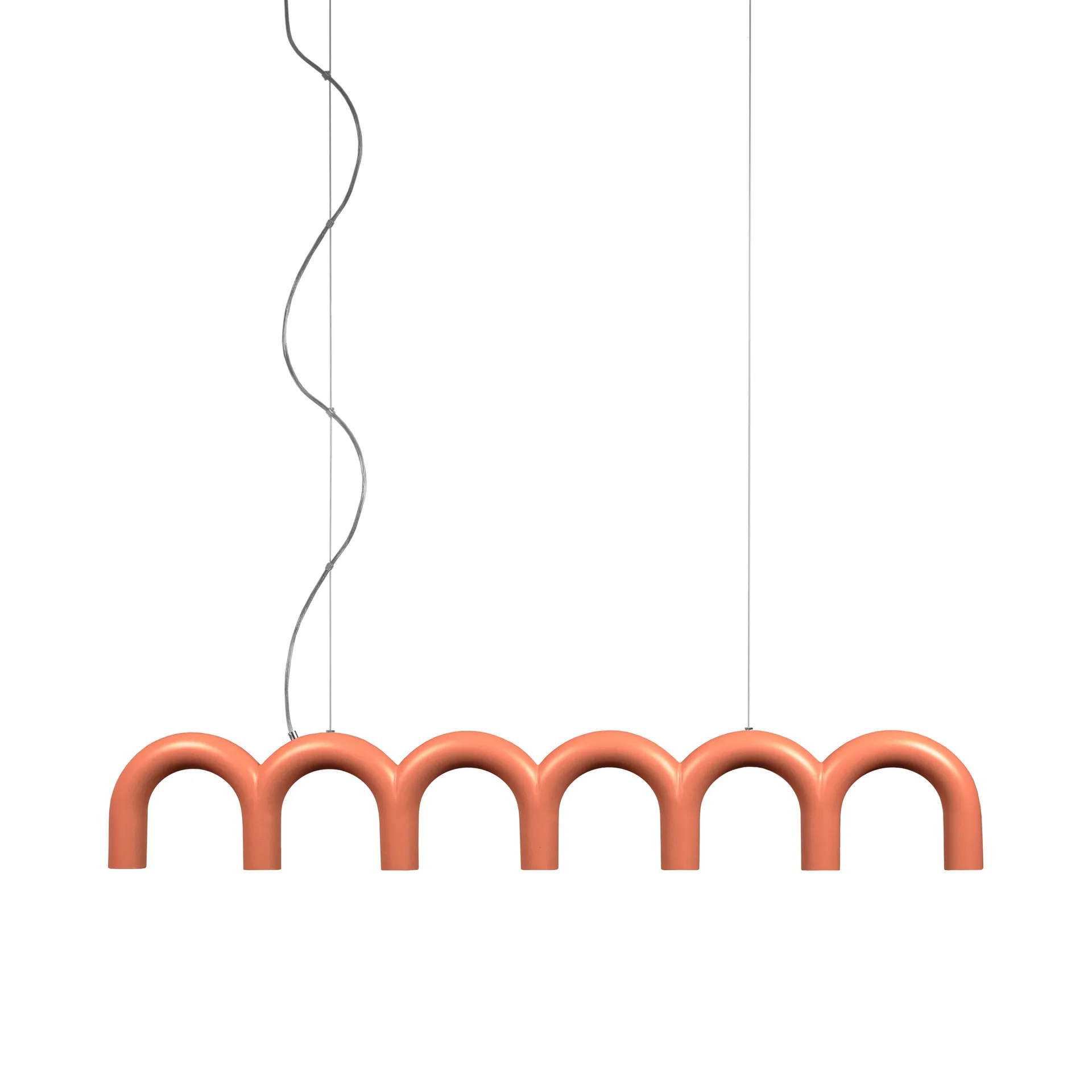 Lámpara colgante Arch 125,6 cm, Nude Oblure