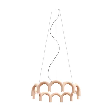Lámpara colgante Arch circle - Nude, Ø98 cm - Oblure