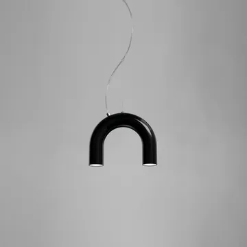Lámpara colgante Arch Single - Black, 25,5 cm - Oblure