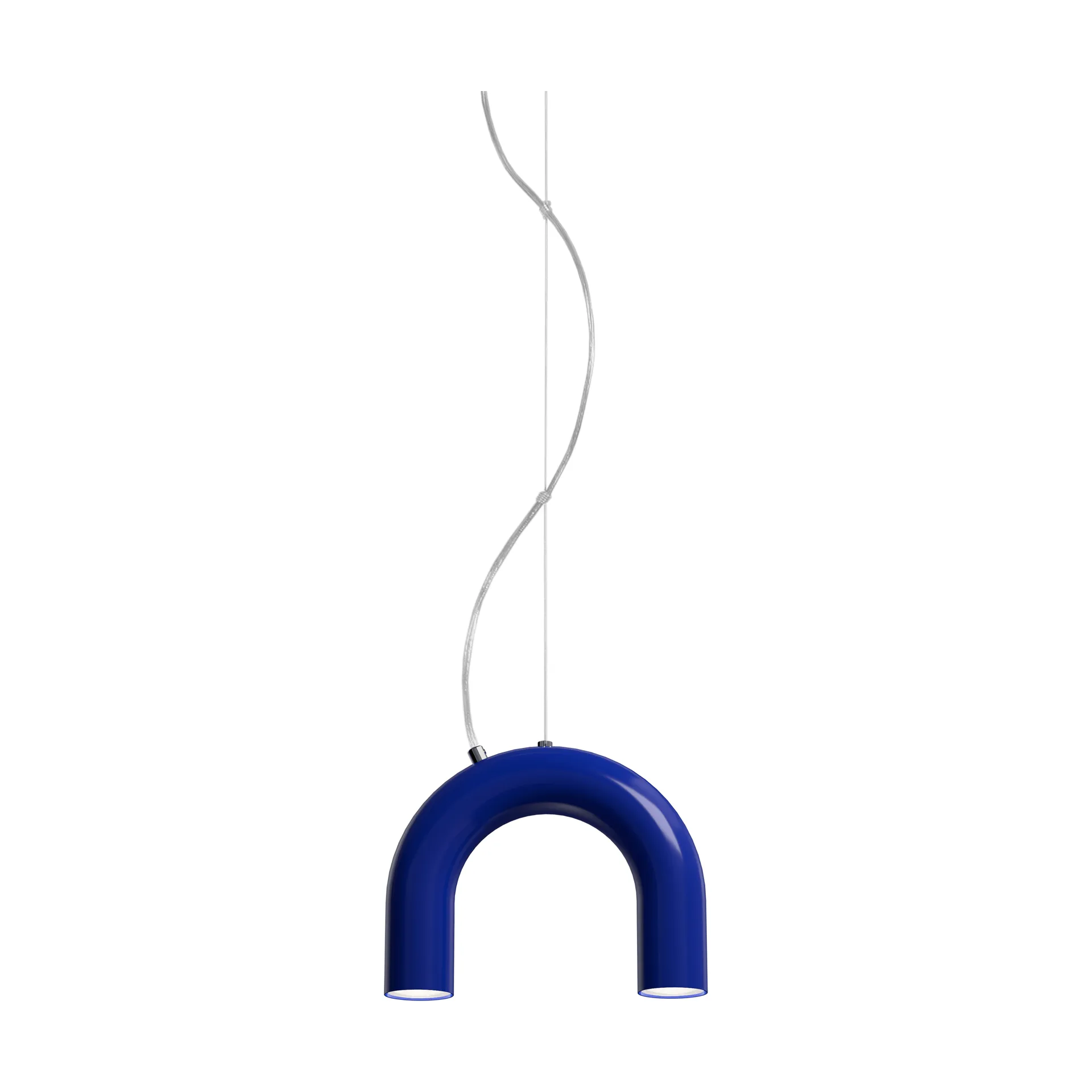 Lámpara colgante Arch Single, Blue, 25,5 cm Oblure