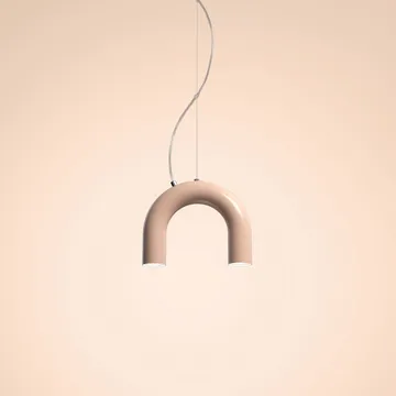 Lámpara colgante Arch Single - Nude, 25,5 cm - Oblure