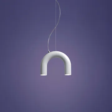 Lámpara colgante Arch Single - White, 25,5 cm - Oblure