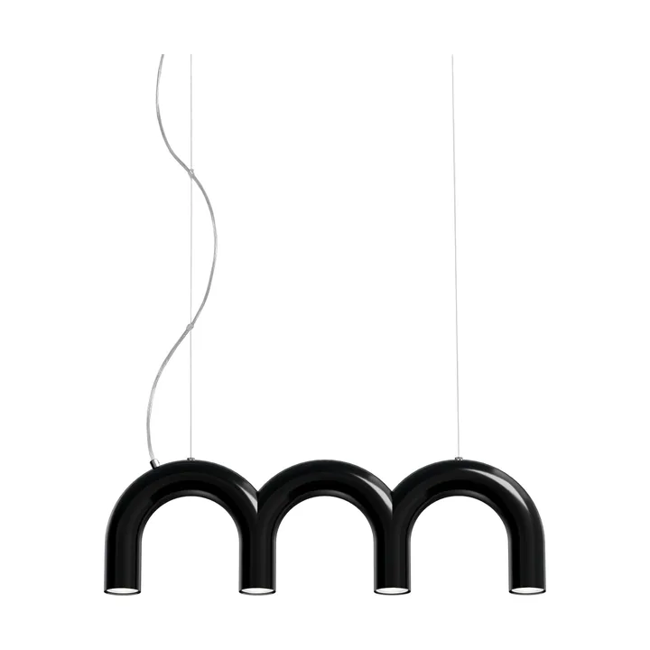 Lámpara colgante Arch Triplette - Black, 65,6 cm - Oblure