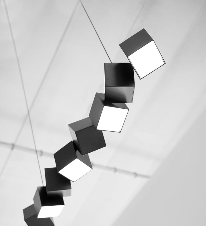 Lámpara colgante Blockchain system 17, Black Oblure