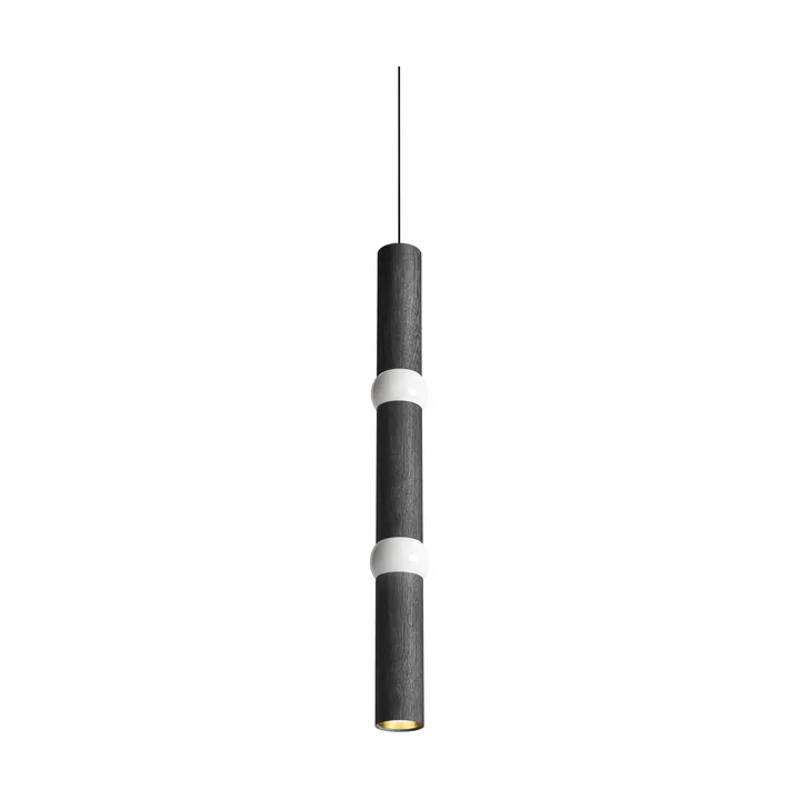 Lámpara colgante Lightbone - Large 83,6 cm, black oak - Oblure