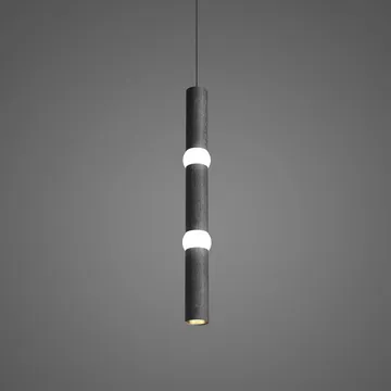 Lámpara colgante Lightbone - Large 83,6 cm, black oak - Oblure