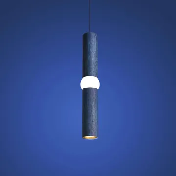 Lámpara colgante Lightbone - Medium 53,8 cm, blue oak - Oblure