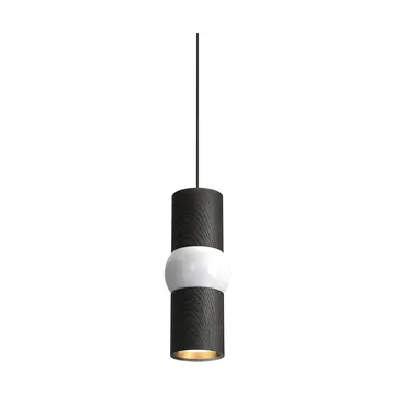 Lámpara colgante Lightbone - Small 24 cm, black oak - Oblure