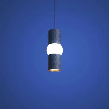 Lámpara colgante Lightbone - Small 24 cm, blue oak - Oblure