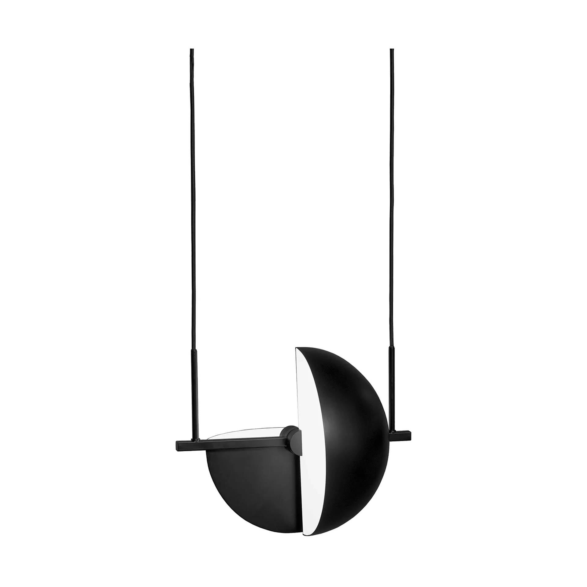 Lámpara colgante Trapeze Ø28,1 cm, Black Oblure