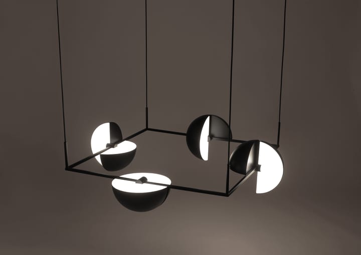 Lámpara colgante Trapeze quertette 113,5x113,5 cm, Black Oblure