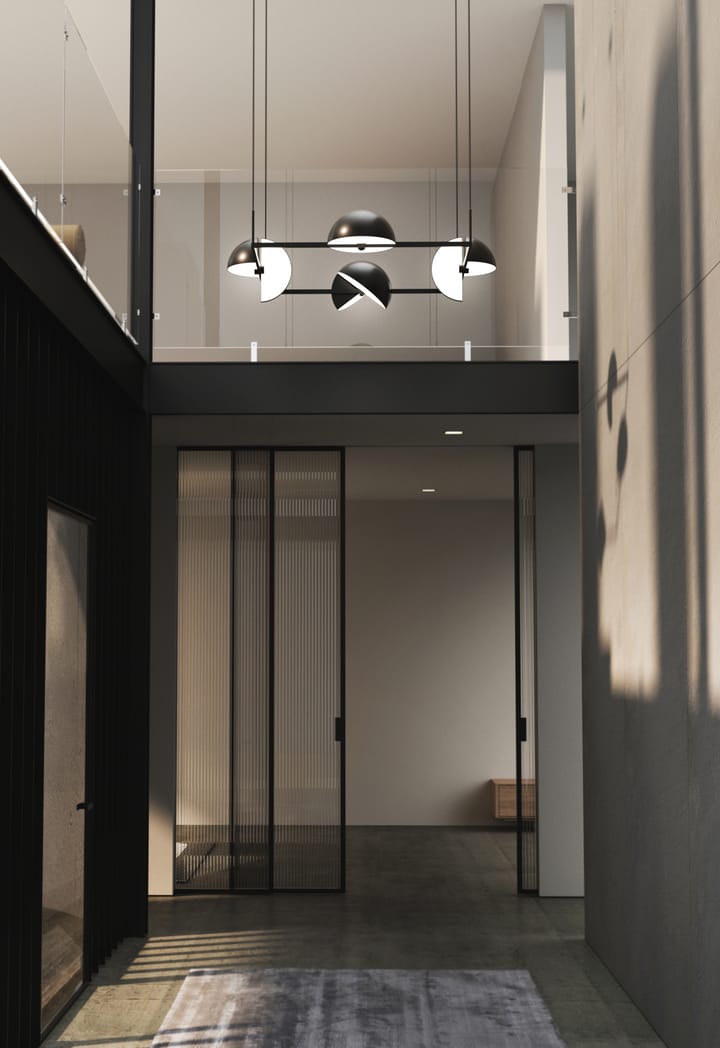 Lámpara colgante Trapeze quertette 113,5x113,5 cm, Black Oblure