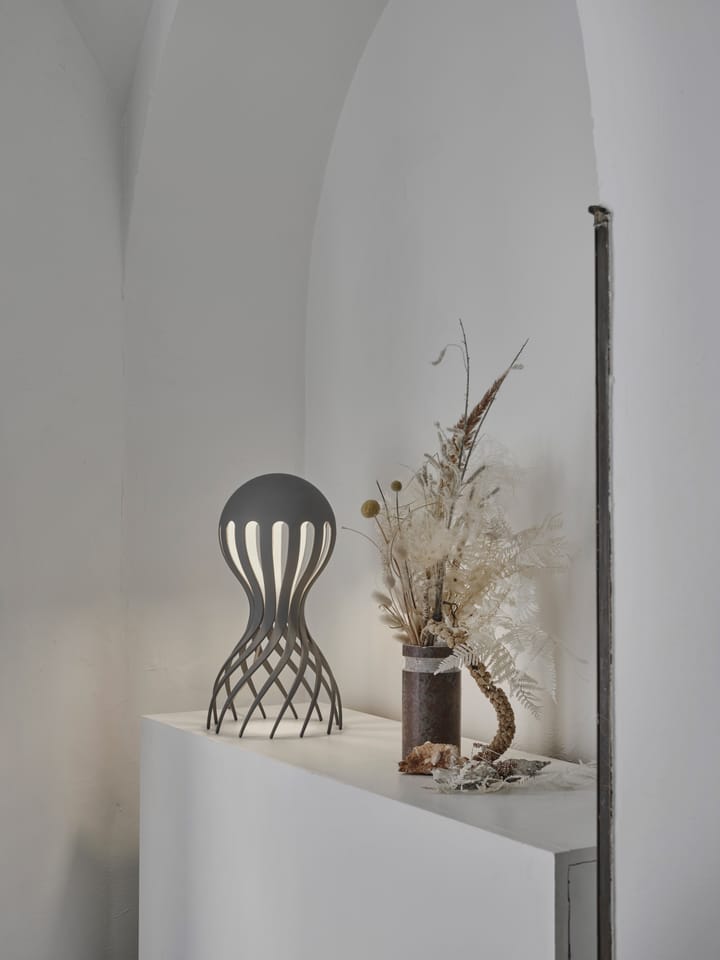 Lámpara de mesa Cirrata 44,4 cm, Grey Oblure