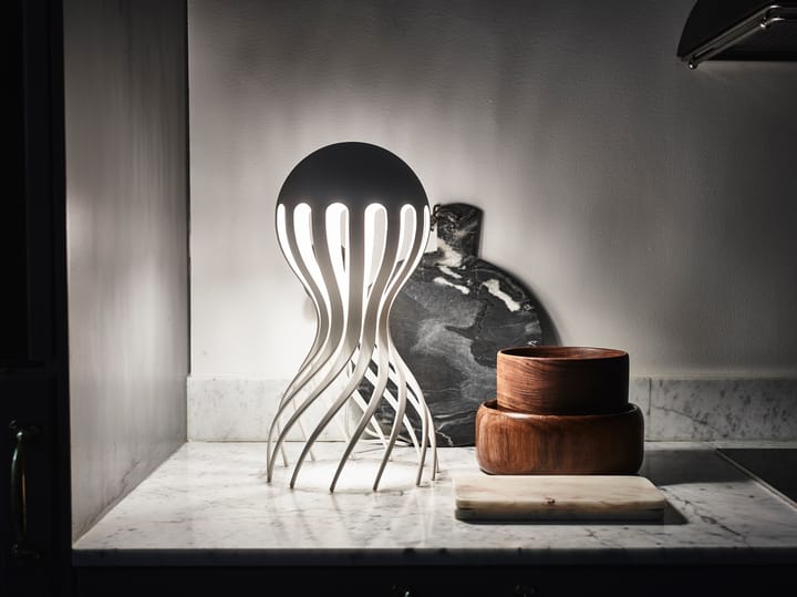 Lámpara de mesa Cirrata 44,4 cm, White Oblure
