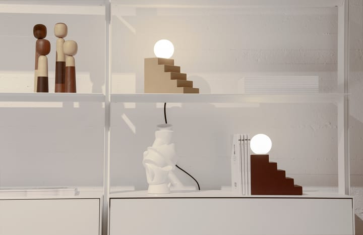 Lámpara de mesa Stair, Beige Oblure