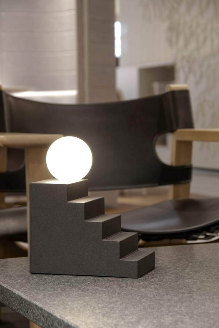 Lámpara de mesa Stair, Velvet black Oblure