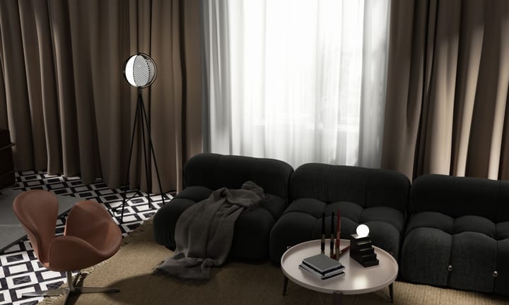 Lámpara de mesa Stair, Velvet black Oblure