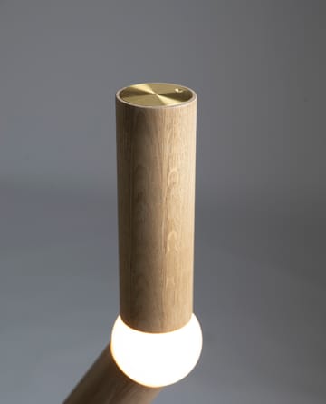 Lámpara de pie Lightbone 124,3 cm - Natural oak - Oblure
