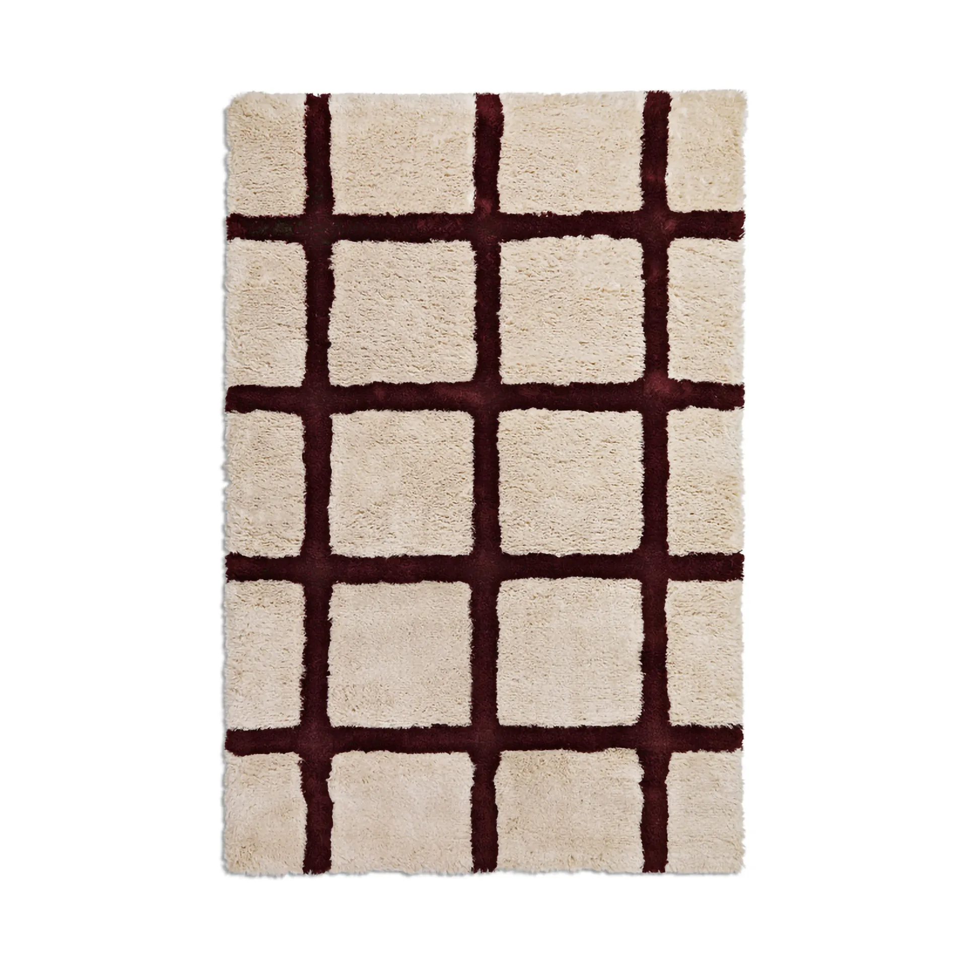 Alfombra de lana ODC Line Big Scale, Beige brown, 200x300 cm Ogeborg